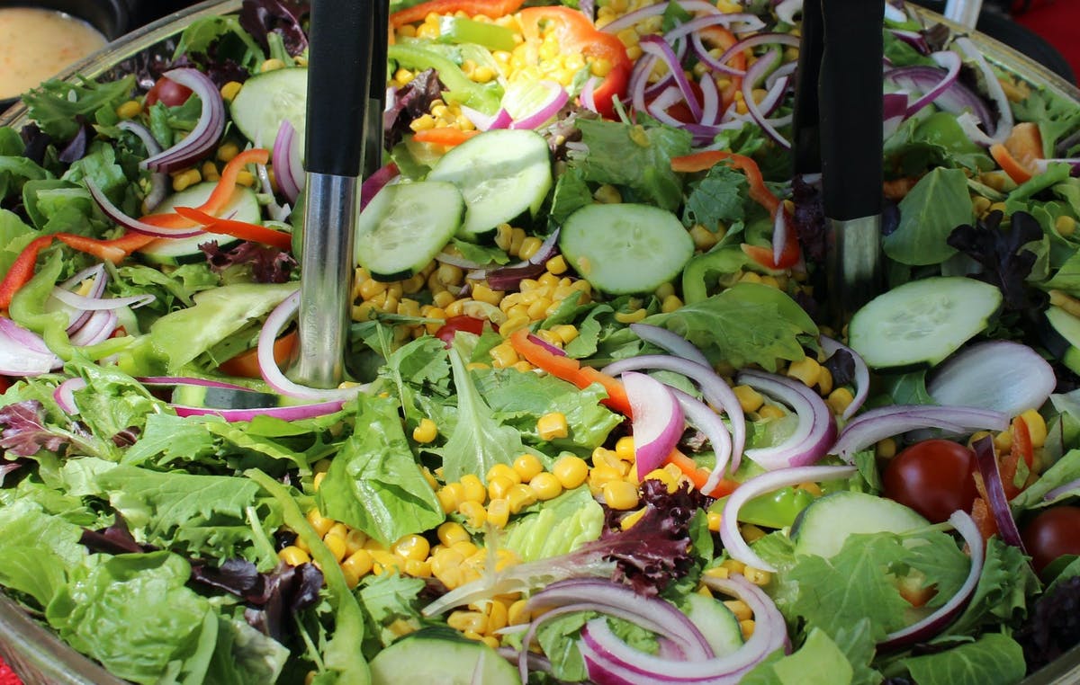 a bowl of salad